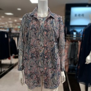 [포라리] 페이즐리패턴 매쉬 앙상블 세트 L323070 PK
