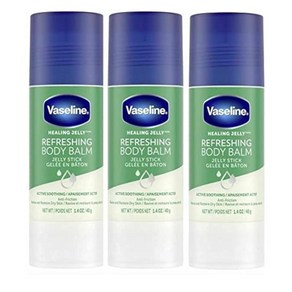 바세린 리프레싱 바디 밤 젤리 스틱바세린 리프레싱 바디 밤 젤리 스틱Vaseline Refeshing Body Balm Jelly Stick, 40g, 3개