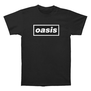 ROCKPANDA Oasis Decca Logo Black 반팔티