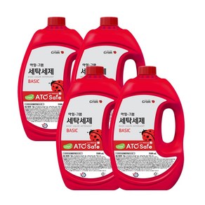 아토세이프 아임그램 액체 세탁세제 2.5L 4개