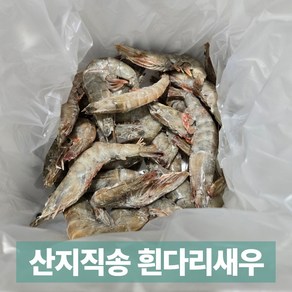 금메달농수산 산지직송 급냉 신안 흰다리새우, 1개, 1kg 30-35미 내외