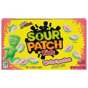 SOUR PATCH KIDS 워터멜론 소프트 츄이 캔디 99.2g3.5온스 143768