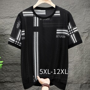 쥬엔리치 5-12XL 남자 빅사이즈 반팔티 라운드넥 티셔츠 JRF2813