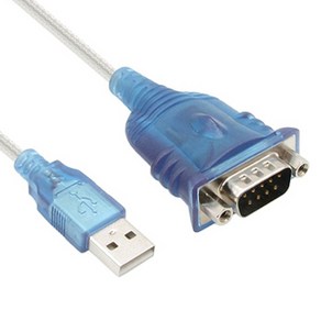 넷메이트 Polific USB TO 시리얼 RS232 변환기 KW-525, 1개, 0.45m