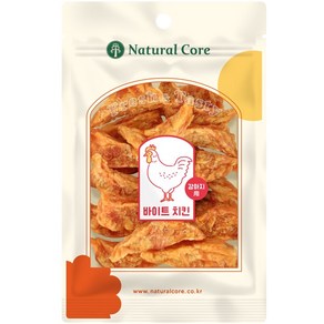 네츄럴코어 강아지간식 바이트 치킨, 닭고기, 70g, 5개