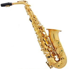 Yamaha 오리지날 authentic 야마하 알토 E-flat 색소폰관악기 입시 삭스, YAS-875 골드, 1개