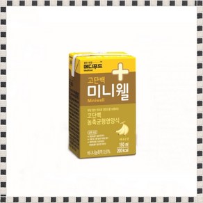 메디푸드 미니웰 바나나맛, 24개, 150ml