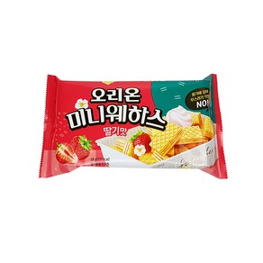 오리온 미니웨하스 딸기맛, 68g, 10개