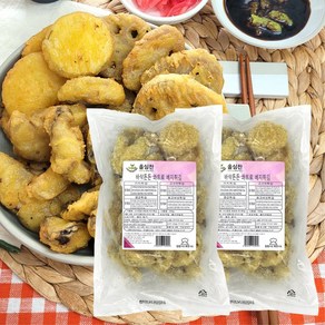 콰트로 모듬채소튀김 업소용 베지튀김, 2개, 500g