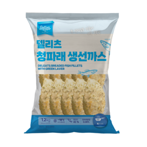 [오늘출발] 델리츠 청파래 생선까스 20개 가시제거 순살 냉동, 1개, 1.2kg