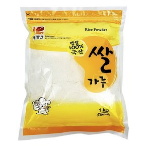 뚜레반 쌀가루(맵쌀100% 국산) 1kg, 1개