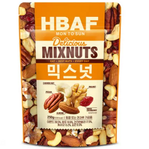 HBAF 바프 먼투썬 믹스넛, 1개