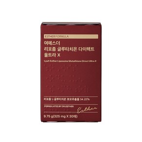 에스더포뮬러 여에스더 리포좀 글루타치온 다이렉트 울트라 X 30매 1박스 (30매) 여에스더 글루타치온 UX