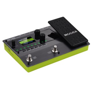 MOOER GE150 Amp 모델링 & Multi Effects 페달 55 앰프 모델 151 80s Loope 40 드럼 리듬 10 메트로놈 탭 템포 OTG 기능, US Plug, 1개