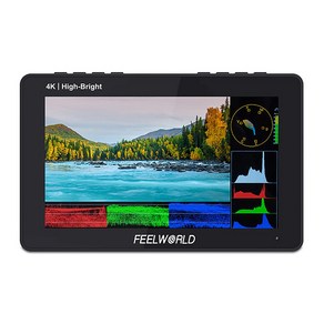 FEELWORLD 1600nit 4k 영상촬영 카메라 필드 프리뷰모니터, 1세트, F5 PROX+970베터리 및 충전기