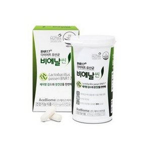 BNR17 다이어트 유산균 비에날씬 450mg x 60캡슐 1박스, 60정