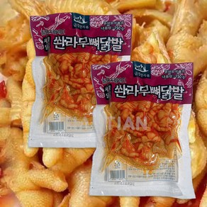 [천천중국식품]중국식 술안주 무뼈닭발 2봉지, 2개, 150g