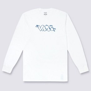 VANS 반스 캡스 긴팔 티셔츠 VN000HKKWHT 남여공용 라운드티