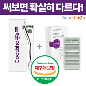 5중날을 쓰신 분들은 모르는 6중날 써보면 확실히 다른 독일산 프리미엄 6중면도날 면도기세트+ 리필용6중면도날4개 깔끔한 메탈핸들의 묵직한 그립감, 1세트, 6중날면도기세트+리필용6중날 4개