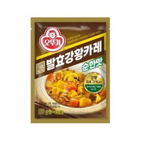 오뚜기 백세 발효 강황 카레 순한맛, 80g, 5개