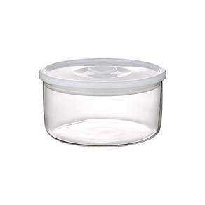 iwaki 이와키 내열유리 밀폐용기 화이트 350ml 밀폐팩 & 렌지 폭넓은 T711MPW, 1개