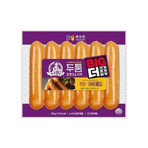 목우촌 주부9단 두툼 프랑크 소시지, 450g, 3개, 450g