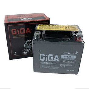 기가(GIGA) 배터리 VS30 12V 6.4Ah 엔맥스 NMAX PCX(10~14) 배터리, 미충전, 1개