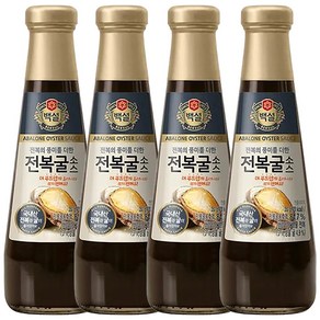 백설남해전복굴소스350g, 350g, 4개