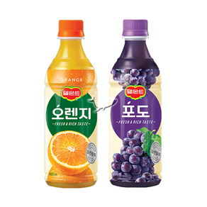 델몬트 400ml 2종 오렌지 10개+포도 10개 총20개, 20개