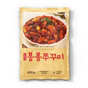 [강릉댁 봉봉쭈꾸미] 양념 쭈꾸미 볶음 캠핑 밀키트, 600g, 2개