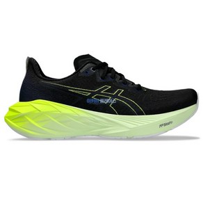 아식스 ASICS 노바블라스트 4 와이드 남성 런닝화 블랙 블루익스팬스 1011B694 003