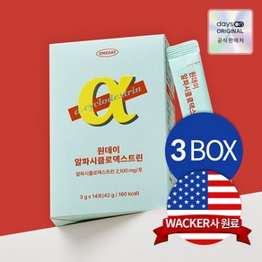 데이즈온 알파CD 원데이 시클로덱스트린 파인애플맛 3박스, 42g