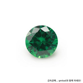 에메랄드 (큐빅) (원형) 4.0mm ~5.5mm, 4mm