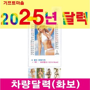 기프트마을 차량달력(화보) 2025년 달력