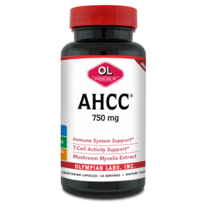 올림피안랩스 AHCC 750mg 베지테리안 캡슐, 1개, 60정