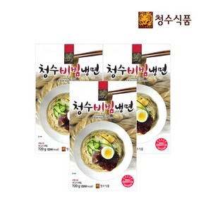 청수 프리미엄 비빔냉면 720G 3개 / 12인분