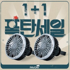 파보니 쿨링팬 차량용선풍기 서큘레이터 블랙 2개, 본상품선택, 본상품선택