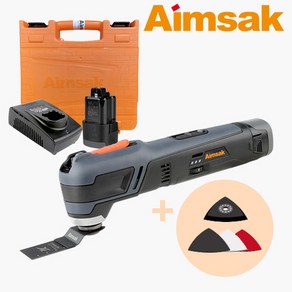 아임삭 AM414U 충전 멀티커터 14.4V 2.0Ah 배터리2개 세트 액세서리 포함, 1개