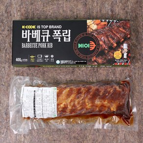 [케이쿡] 숯불구이향 바베큐 폭립 400g 3팩