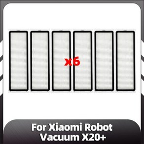 샤오미 X20 로봇 진공 메인 사이드 브러시 호환 HEPA 필터 걸레 패드 먼지 봉투 교체 예비 부품 액세서리, 8) SET I, 1개