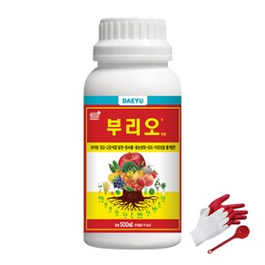 대유 부리오 액제 사은품 작업장갑 스푼 인산 칼슘 웃자람경감 색상발현 당도증가, 1개