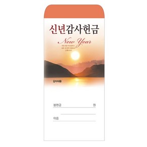 신년감사헌금봉투 2021-1 기독교백화점, 1개