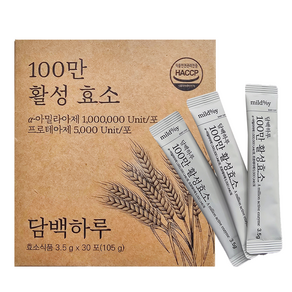 담백하루 100만 활성효소 30포, 105g, 1개