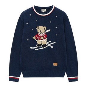 [국내매장판] 마리떼 프랑소와 저버 SKI BEAR SWEATER navy