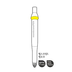 들고다니기 좋은 휴대용 빨대 정수필터 군인 야외훈련 해외여행 필수품 웰스프링S, 노랑, 1개