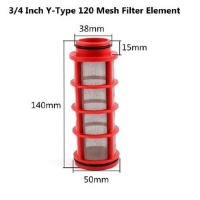 그물 필터 요소 농업 정원 관개 시스템 물 라미네이트, [01] 1Pc, [01] 3I4 Inch 120 mesh