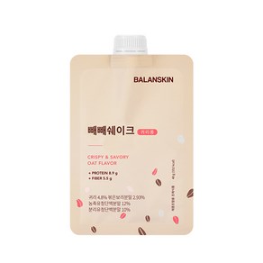 밸런스킨 빼빼쉐이크 (귀리퐁맛), 1개, 단품, 40g