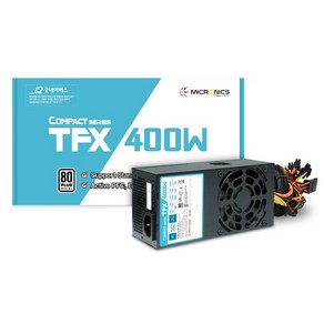 마이크로닉스 Compact TFX 400W 80Plus 230V EU, MTFX400STE08S