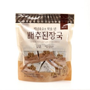 소스락 즉석국 10g x 24 - 백년육수로 맛을 낸 배추된장국 Sauce R.O.K Soup 10g x 24 - Soybeen Paste Soup with Kimchi Cabba