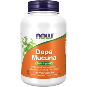 나우푸드 도파무쿠나 Now Foods Dopa Mucuna 180베지캡